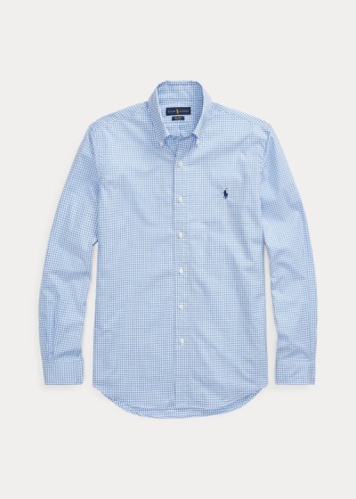 Polo Ralph Lauren Checked Poplin Skjorter Herre Danmark (QSFXC2708)